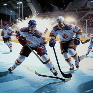 Хоккейный матч "Шанхай Дрэгонс - Спартак"