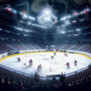 Хоккейный матч "Шанхай Дрэгонс - Нефтехимик"