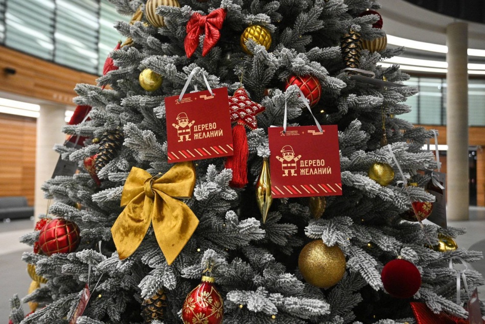 Чиновники Смольного стали волшебниками для детей в рамках акции «Дерево желаний»