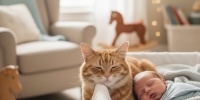 Как подготовить домашних животных к появлению новорожденного в семье