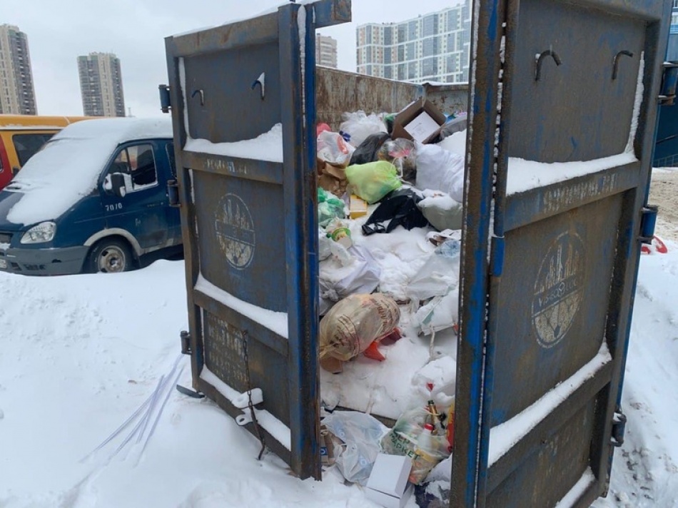 В Петербурге образовалось 1,6 млн тонн мусора за 11 месяцев 2025 года