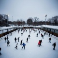 Сезонный ледовый каток в ГМЗ Павловск