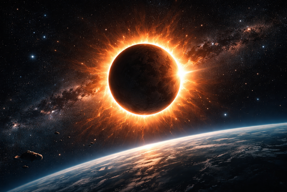 Где и когда можно будет увидеть кольцевое солнечное затмение 17 февраля 2026 года