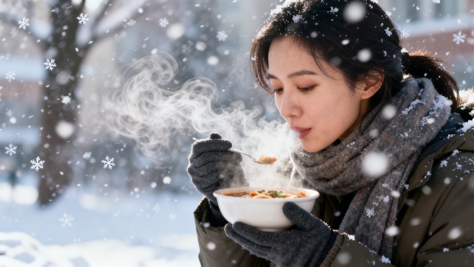 Врач раскрыла, какие продукты помогут не замерзнуть на сильном морозе зимой