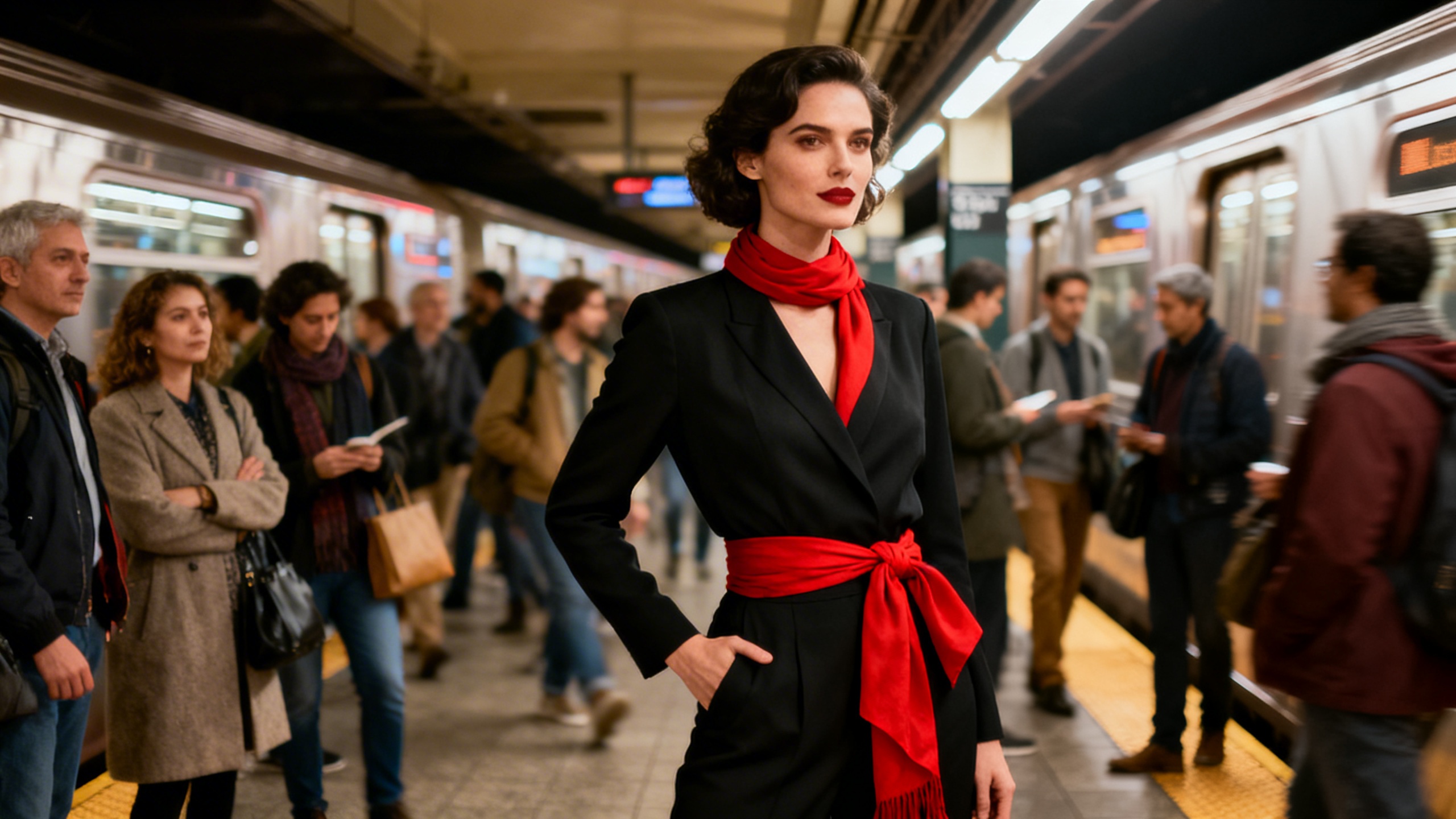 красные акценты в моде