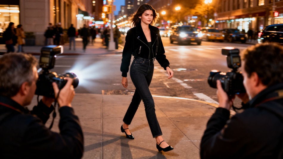 Джинсы с высокой талией и балетки: как Кендалл Дженнер задала весенний тренд