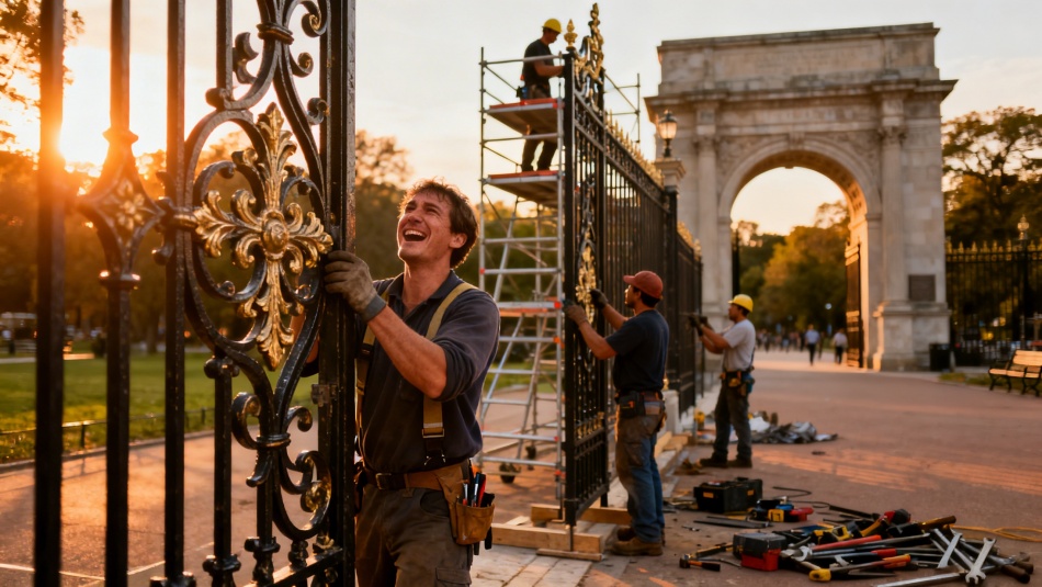 Этюпские ворота вернулись в Павловский парк после масштабной реставрации