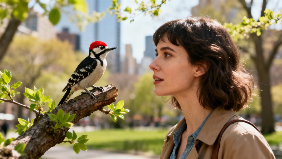 В Сосновке заметили самого маленького дятла России