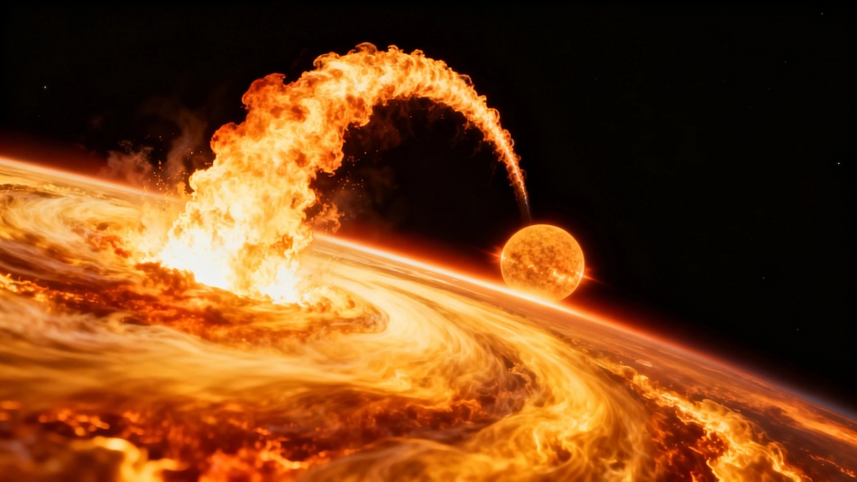 На Солнце обнаружен гигантский протуберанец, не угрожающий Земле