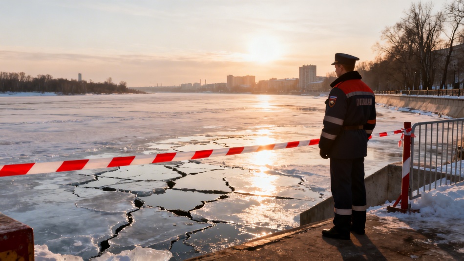 В Ленобласти полностью запретили выход на лед из-за опасных условий