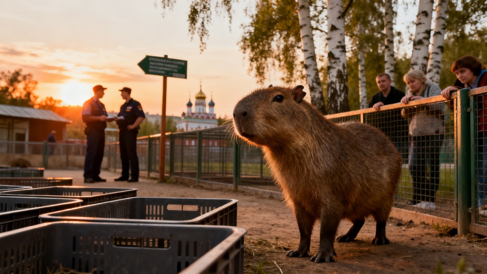 Российские зоопарки испытывают острую нехватку капибар для создания семей