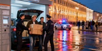 Полиция Петербурга задержала грабителей с товаром на 14,6 млн рублей