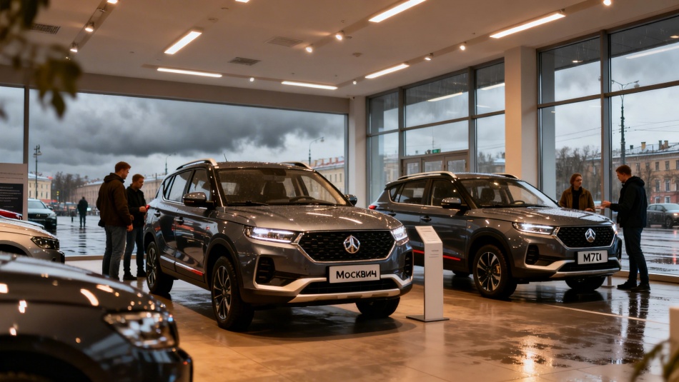 В Петербурге стартовали продажи новых кроссоверов «Москвич» на фоне падения спроса