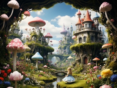 Фото Алиса в Стране Чудес в Питерлэнде