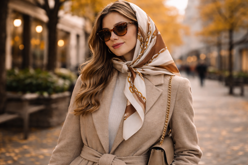 Шелковый платок стал главным трендом осени и зимы в России